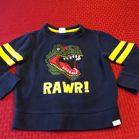 GAP Other - Gap Dinosaur RAWR Sweatshirt Size 4
